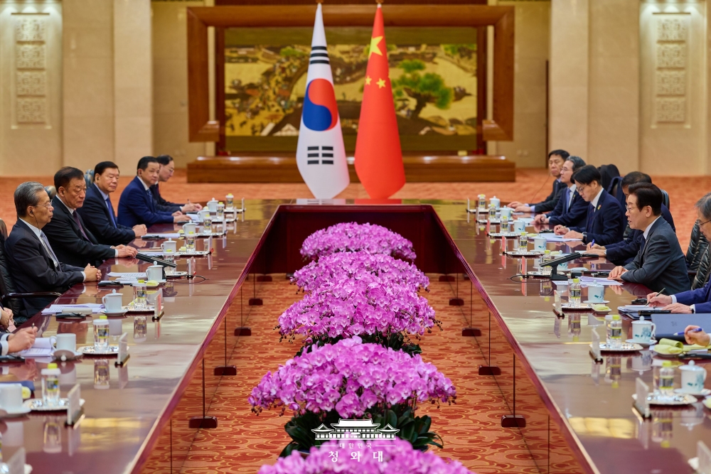 이재명 대통령 중국 주요 지도자 연쇄 면담